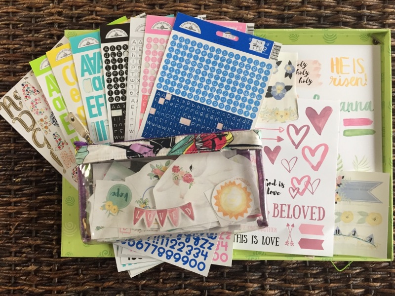 Bible Journaling with Scrapbook Paper + A Freebie – Faith Heirlooms