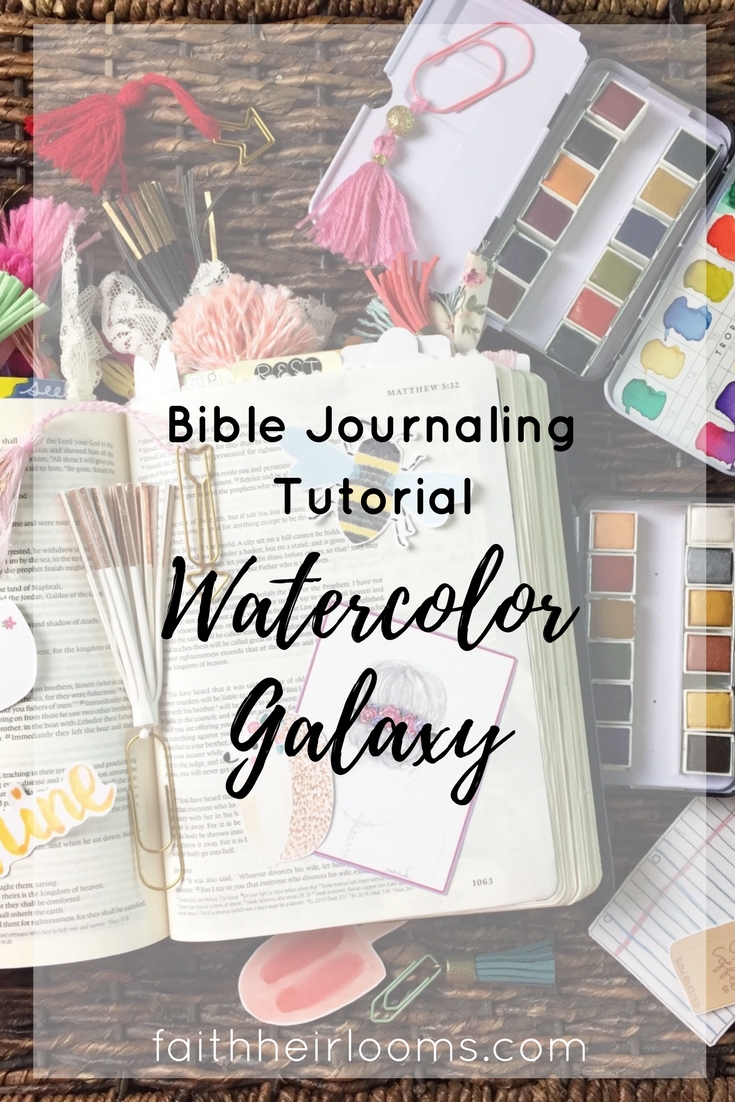 Mixed Media Bible Journaling Tutorial - Washi Tape Background